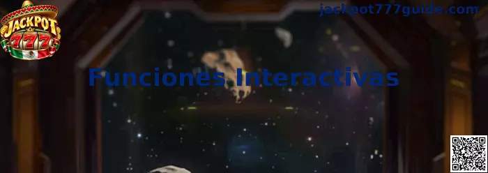 Referencia visual de las Funciones Interactivas de Jackpot 777 y sus herramientas de entretenimiento