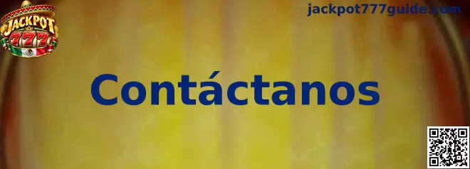 Página de contacto y atención de Jackpot 777