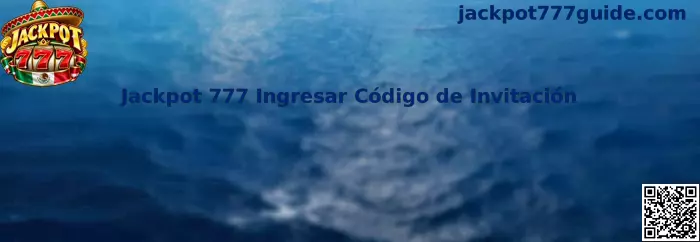 Guía visual para ingresar un código de invitación de Jackpot 777